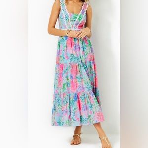 Lilly Pulitzer Pollie Midi Dress-Size 12